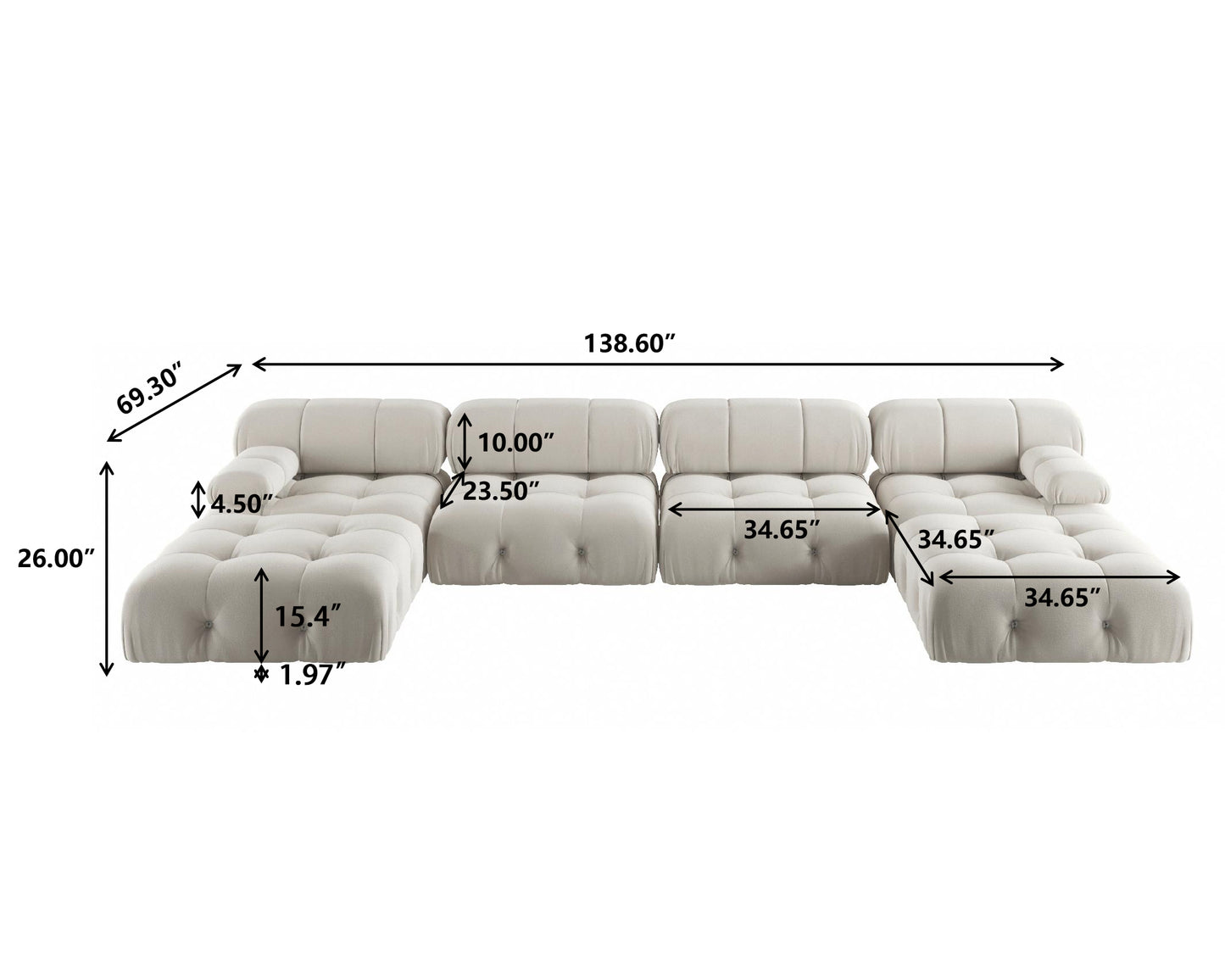 Bellissima U-Sectional