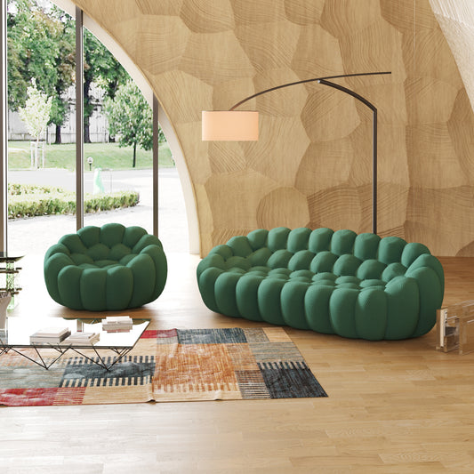 Tuffato Chair + Three Seater