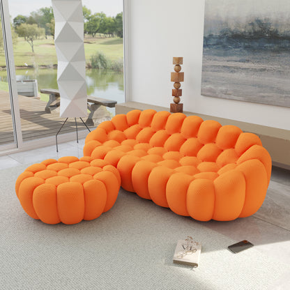 Tuffato Three Seater + Ottoman