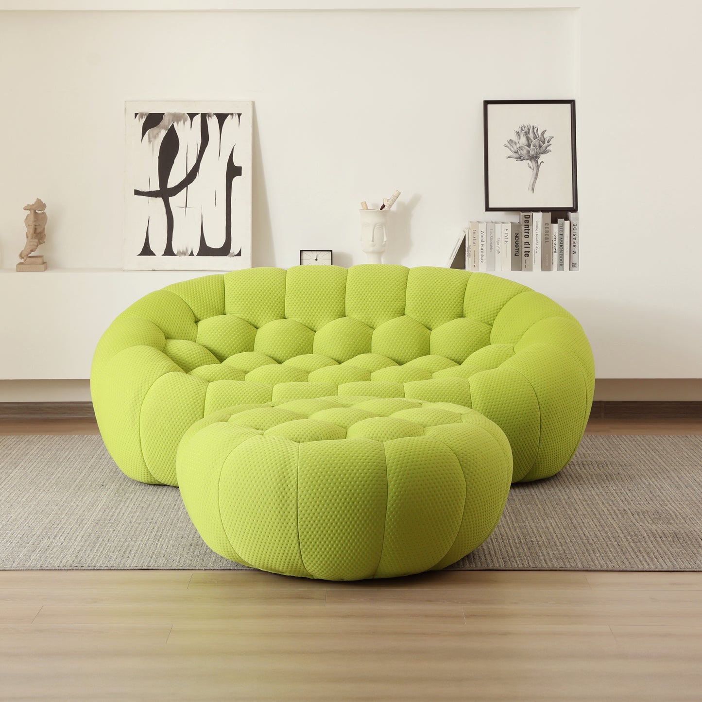Tuffato Two Seater + Ottoman