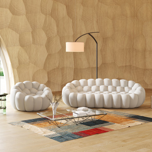 Tuffato Chair + Three Seater
