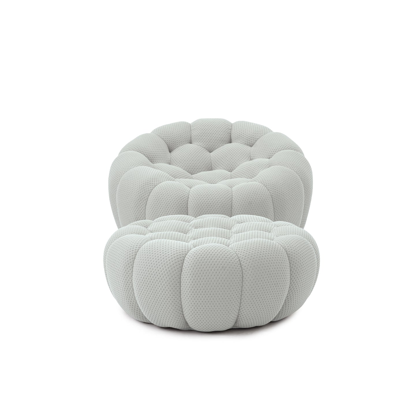 Tuffato Chair + Ottoman