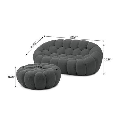 Tuffato Two Seater + Ottoman