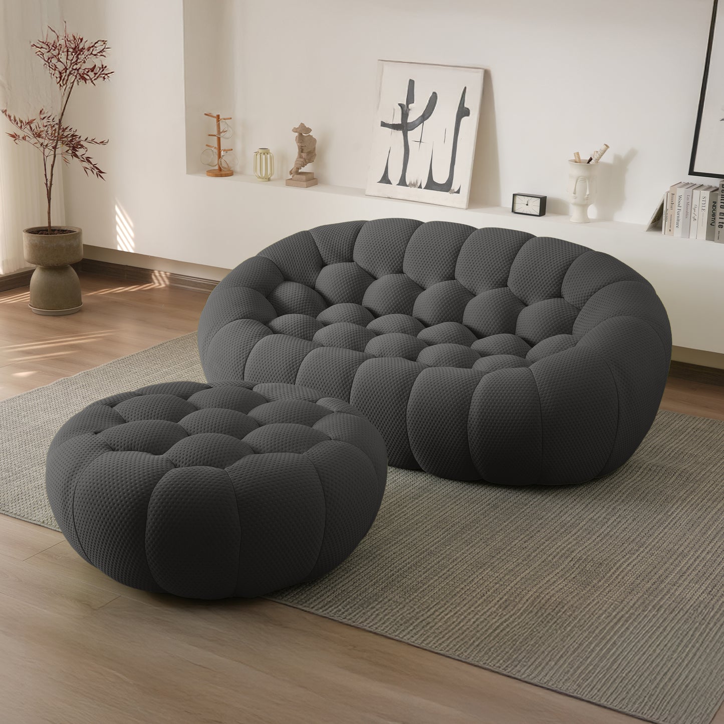 Tuffato Two Seater + Ottoman